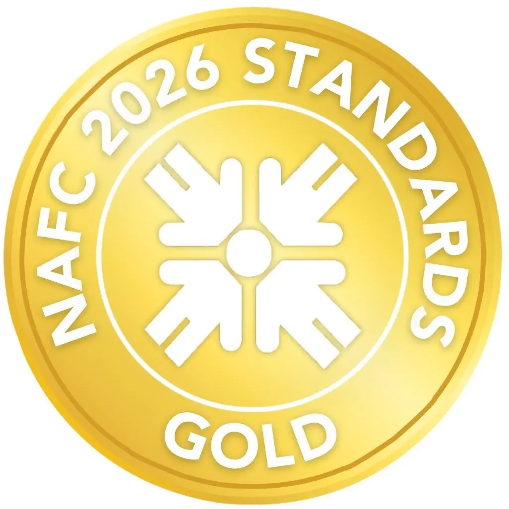 NAFC 2026 Standards Gold recognition badge